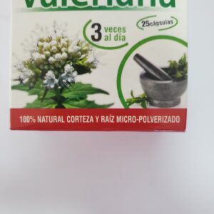 RaÃ­z de valeriana 25 cÃ¡psulas